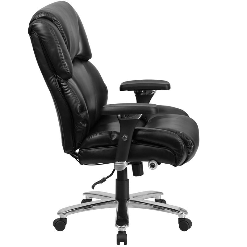 Flash Furniture GO-2149-LEA-GG Hercules Series, Black Leather Executive Swivel Chair