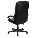 Flash Furniture GO-7102-GG High Back Black Leather Executive Swivel Office Chair