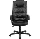 Flash Furniture GO-7102-GG High Back Black Leather Executive Swivel Office Chair