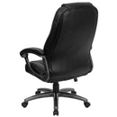 Flash Furniture GO-7145-BK-GG High Back Black Leather Executive Swivel Office Chair