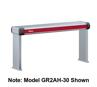 Hatco Glo-Ray® Designer Standard Watt Foodwarmer 75.5"W Aluminum Construction