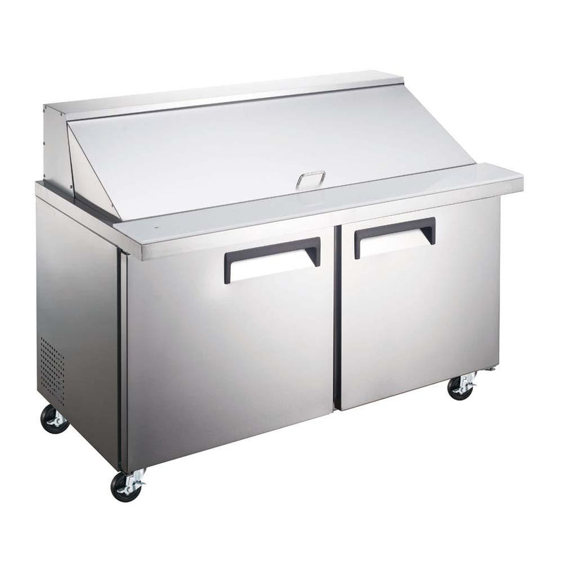 Adcraft GRSLM-2D Grista's 2 Door Mega Top Salad/Sandwich Prep Table