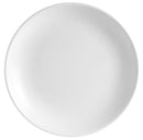Cac H-CP16 Hampton 10.5" Round White Coupe Plate