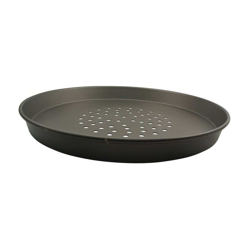 American Metalcraft HA90151.5-HP 15" Heavy Weight Aluminum Tapered Half Perforated Pizza Pan 1.5" Deep