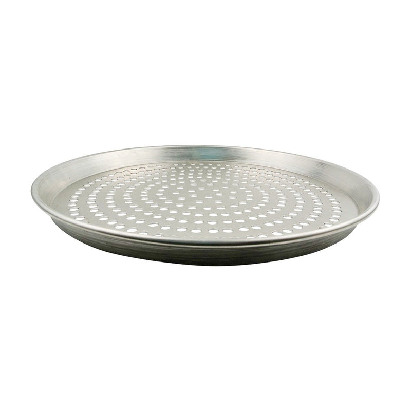 American Metalcraft HADEP14-P 14" Heavy Weight Aluminum Tapered Super Perforated Pizza Pan 1" Deep