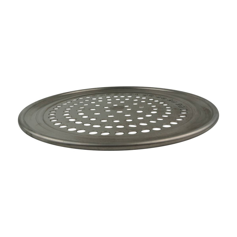 American Metalcraft HATP10-P 10" Heavy Weight Aluminum Perforated Wide Rim Pizza Pan