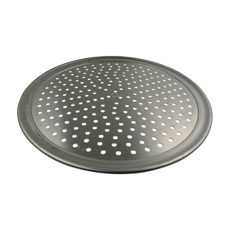 American Metalcraft HATP18-P 18" Heavy Weight Aluminum Wide Rim Perforated Pizza Pan