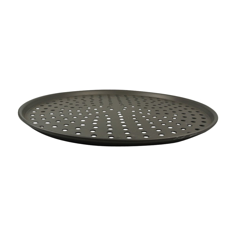 American Metalcraft HC2016-P 16" Hard Coated Aluminum Tapered Perforated Pizza Pan .5" Deep