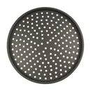 American Metalcraft HCDEP14 14" Hard Coated Aluminum Tapered Perforated Pizza Pan 1" Deep