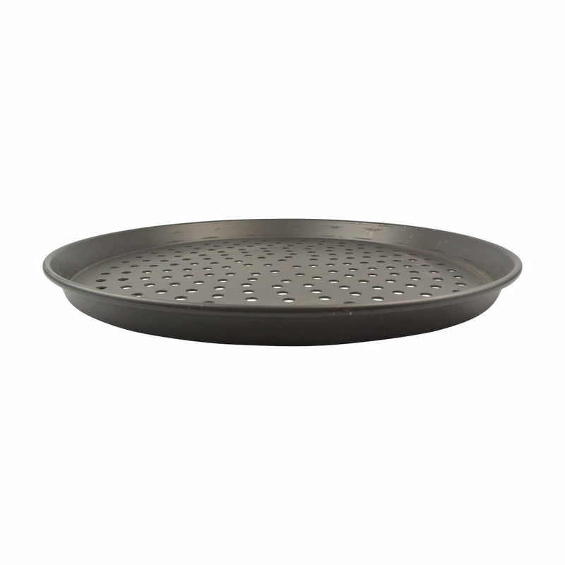 American Metalcraft HCDEP16-P 16" Hard Coated Aluminum Tapered Perforated Pizza Pan 1" Deep