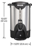 Hamilton Beach HCU040S 40 Cup Stainless Steel Coffee Urn