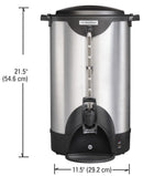 Hamilton Beach HCU100S 100 Cup Stainless Steel Coffee Urn
