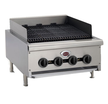 Wells HDCB-2430G Charbroiler Gas Countertop 24"W Manual Controls