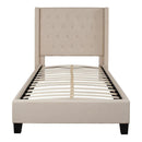 Flash Furniture Riverdale Twin Size Tufted Upholstered Platform Bed