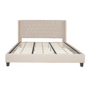 Flash Furniture Riverdale King Size Tufted Upholstered Platform Bed