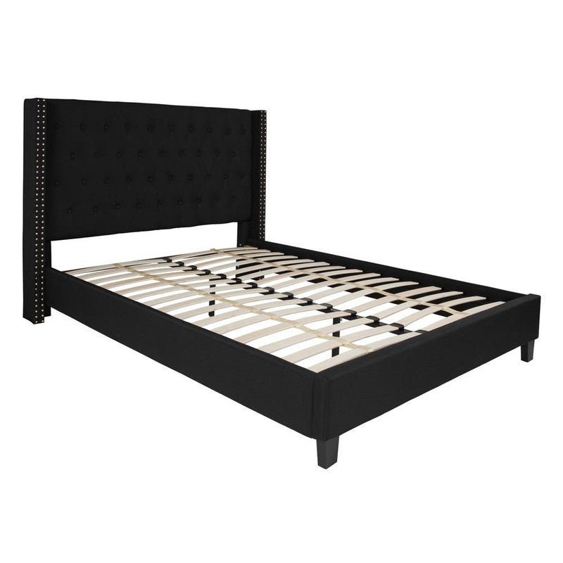 Flash Furniture Riverdale Queen Size Tufted Upholstered Platform Bed