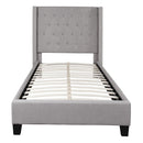 Flash Furniture Riverdale Twin Size Tufted Upholstered Platform Bed