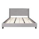 Flash Furniture Riverdale King Size Tufted Upholstered Platform Bed