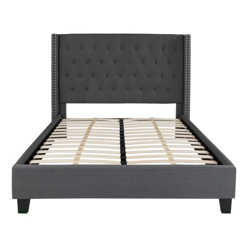Flash Furniture Riverdale Full Size Tufted Upholstered Platform Bed