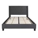 Flash Furniture Riverdale Queen Size Tufted Upholstered Platform Bed