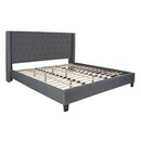 Flash Furniture Riverdale King Size Tufted Upholstered Platform Bed