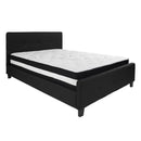 Flash Furniture Tribeca Queen Size Tufted Upholstered Platform Bed with Pocket Spring Mattress