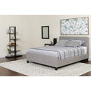 Flash Furniture Tribeca Queen Size Tufted Upholstered Platform Bed with Pocket Spring Mattress