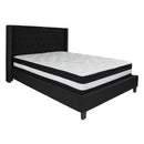 Flash Furniture Riverdale Queen Size Tufted Upholstered Platform Bed with Pocket Spring Mattress