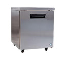 Hoshizaki CRMF27 27" Reach-In One Section Undercounter Freezer - Stainless