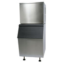 Ice Machine 500 lbs Cubed ICE500M-HA  coldline Self-Contained Ice Maker with 300 LB Storage Bin