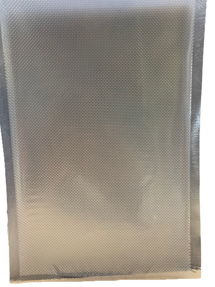Omega Vacuum Flat Bags (Embossed) 8"x12" - 3 mil (100 Bags) VC-812CLE