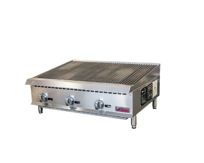 Ikon IRB-36 - 36" Gas Radiant Charbroiler - 105,000 BTU