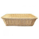 Thunder Group PLBN1410T 14" X 10" X 2" Hand-Woven Basket, Rectangular, Plastic
