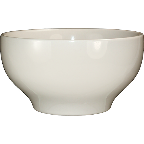 ITI RO-44 40 Oz Roma Footed Bowl White With Rolled Edge