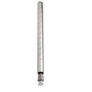 QUANTUM CHROME Post for Wire Shelving, NSF - SINGLE POST