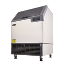 Kool-It Stainless Steel Undercounter Half Size Ice Cube Maker 177 lbs/24 Hr. Production Capacity with 77 lbs. Ice Bin Storage