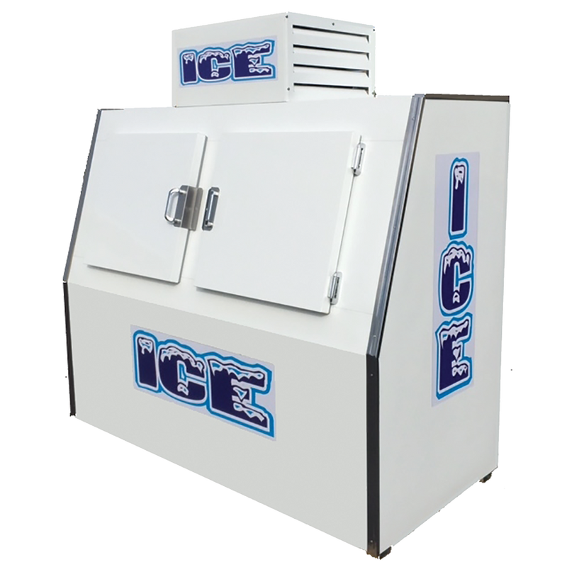 Fogel 76" Wide Bagged Ice Merchandiser (225) 7 lb. Bag Capacity