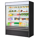 Turbo Air 30.6 Cubic Feet Black Vertical Merchandiser