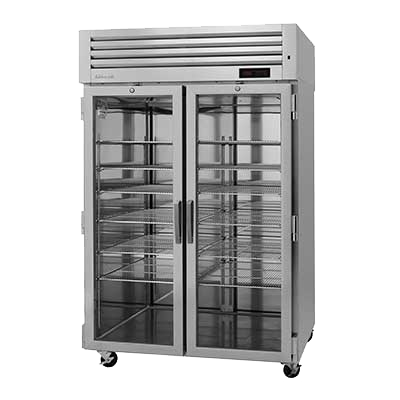 Turbo Air 51.75" Wide Two-Section Stainless Steel Reach-In Heated Cabinet