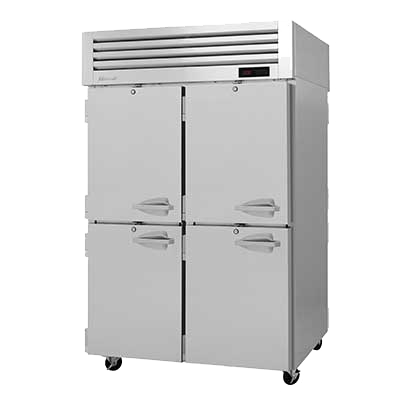 Turbo Air 51.75" Wide Two-Section Stainless Steel Pass-Thru Heated Cabinet