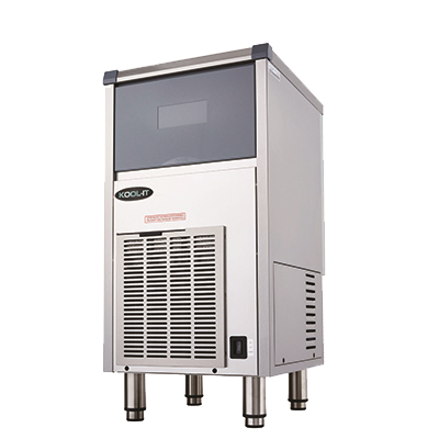 Kool-It Stainless Steel Undecounter Bell-Shaped Ice Maker 73 lbs-24 Hr. Production Capacity With 29 lbs. Ice Bin Storage Capacity