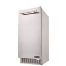 Kool-It Stainless Steel Undercounter Bell-Shaped Ice Maker 66 lbs/24 Hr. Production Capacity With 26 lbs. Ice Storage Bin