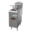Sierra Stainless Steel Full Pot Gas Fryer 35-40 lbs. Capacity