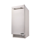 Kool-It Stainless Steel Undercounter Residential Bell-Shaped Ice Maker 69 lbs/24 Hr. Production Capacity With 26 lbs. Ice Storage Bin
