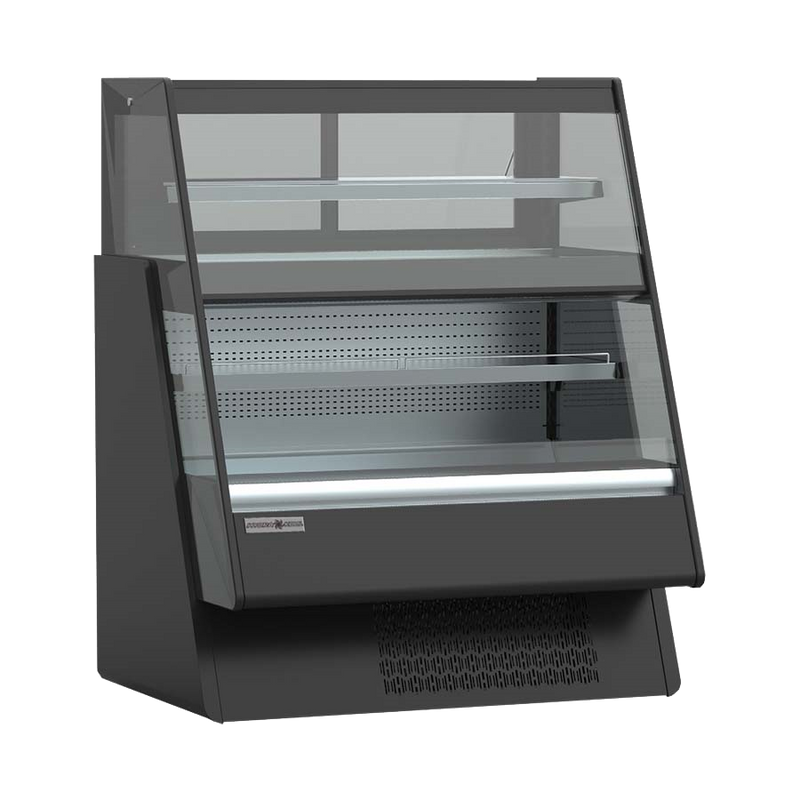 Hydra-Kool Stainless Steel Over-Under Merchandiser 48"W