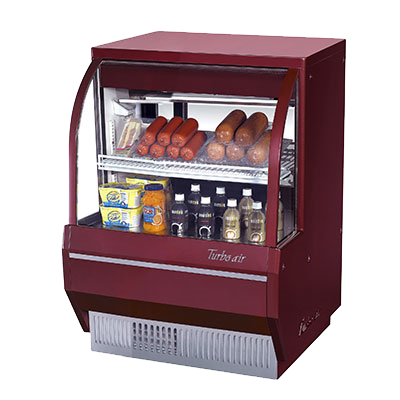 Turbo Air 36.5" Wide Stainless Steel Low Profile Refrigerated Deli Case