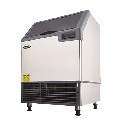Kool-It Stainless Steel Undercounter Ice Cube Maker 240 lbs/24 Hr. Production Capacity With 77 lbs. Ice Bin