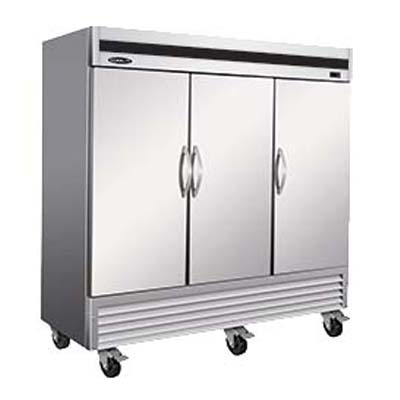 Ikon IB81F-DV Three Door Bottom Mount Freezer