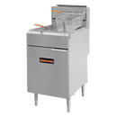Sierra Stainless Steel Natural Gas Full Pot Fryer 75-80 lbs. Capacity