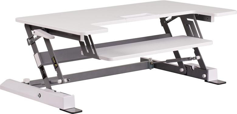 HERCULES Series 36.25''W Sit / Stand Height Adjustable Ergonomic Desk by Flash Furniture